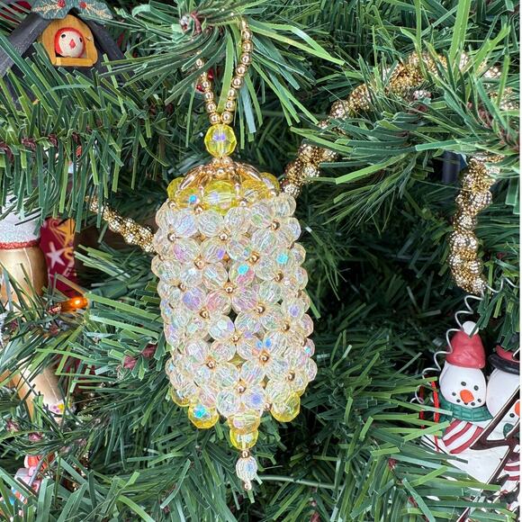 Beaded Chandelier Ornament - Picture 1 of 2